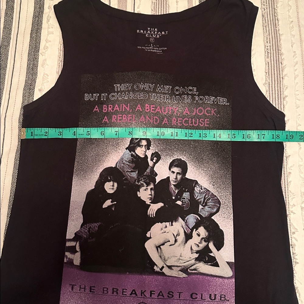 Vintage “The Breakfast Club” muscle tank tee L preowned - Picture 5 of 7